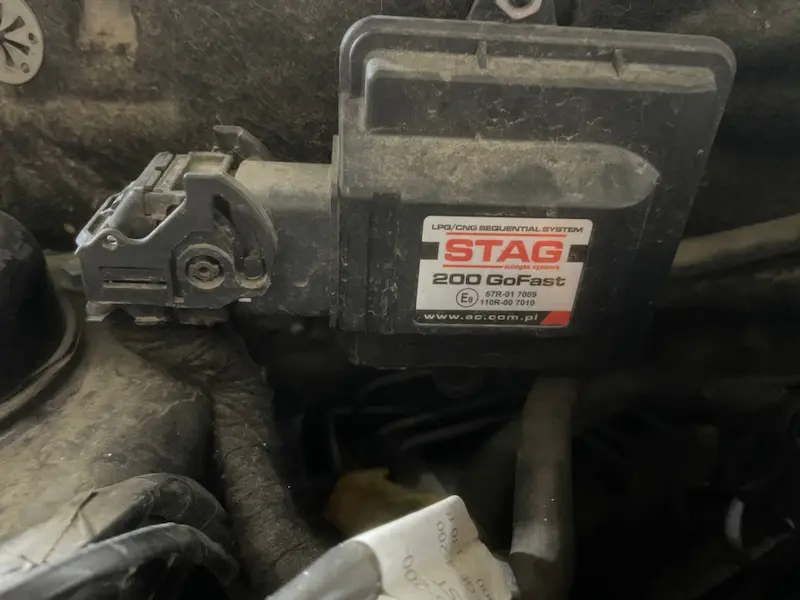 Блок управління ГБО Stag Go Fast на Skoda Fabia